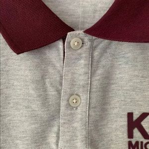 Michael Kors two color polo shirt
